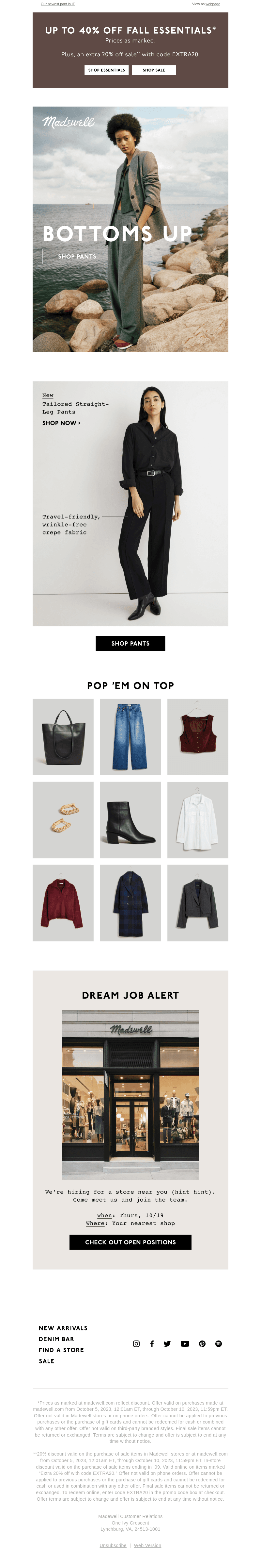 An easy trouser moment