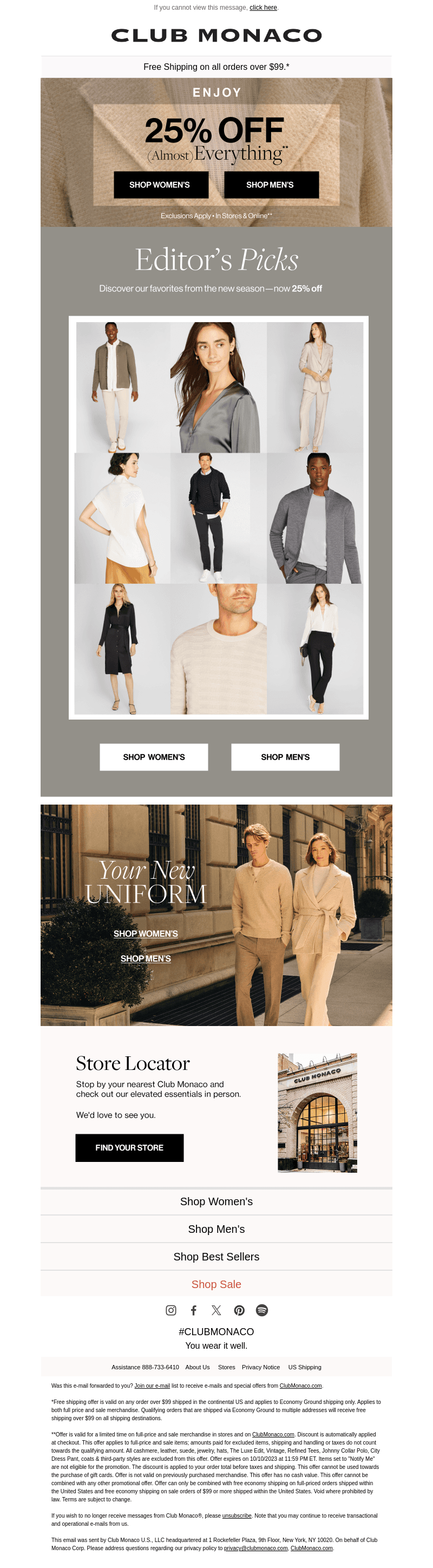 25% Off Editors’ Fall Picks