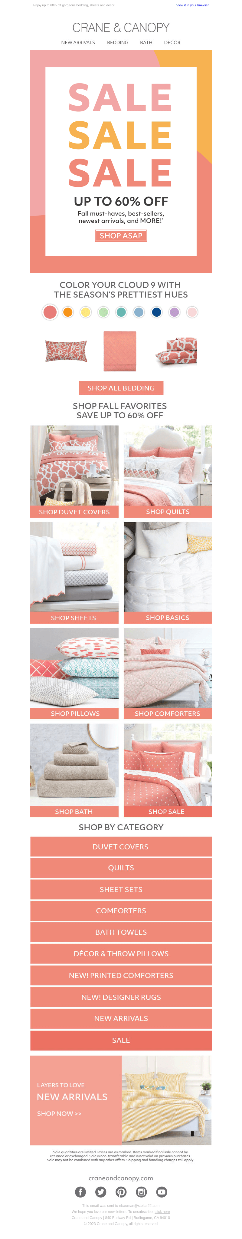 Get COZY! (plus, up to 60% OFF!)