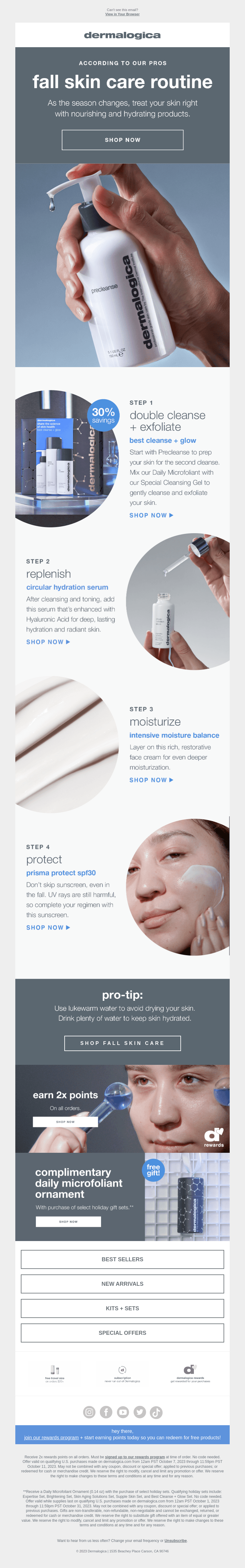 Your fall skin care guide inside!