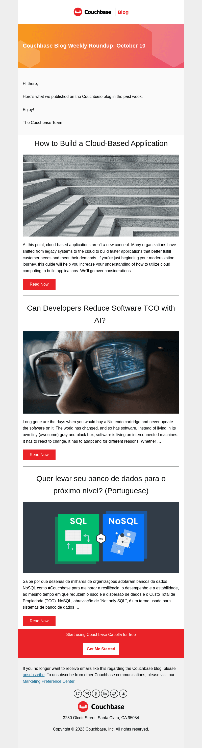 Couchbase Blog Weekly Roundup: October 10