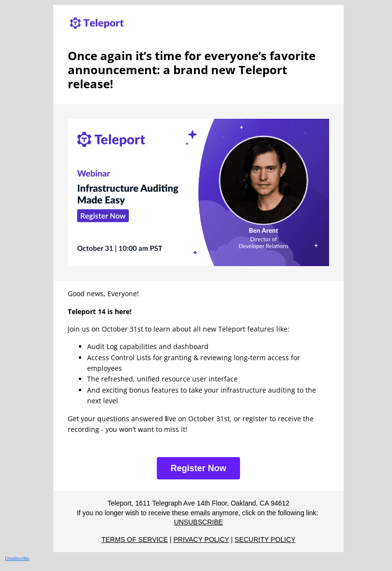 Upcoming Webinar: Infrastructure Auditing Made Easy