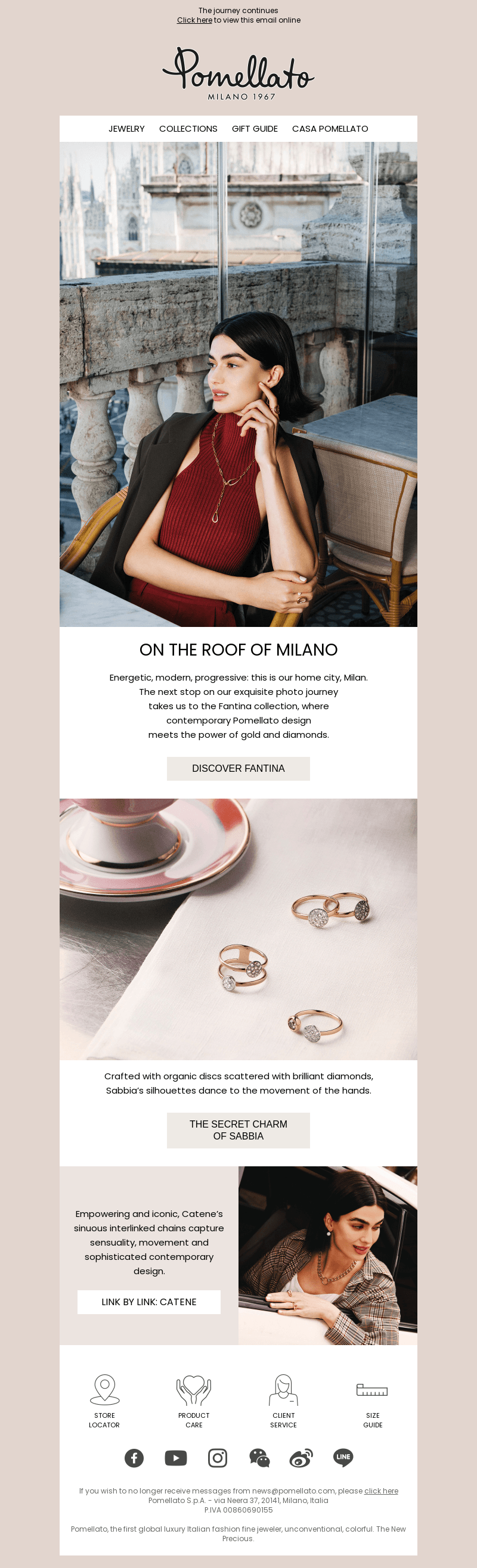 Explore Milan with Pomellato