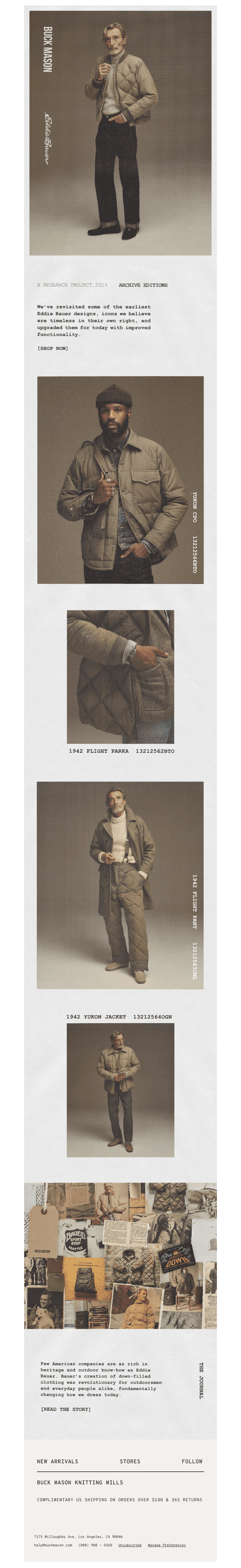 Eddie Bauer by Buck Mason