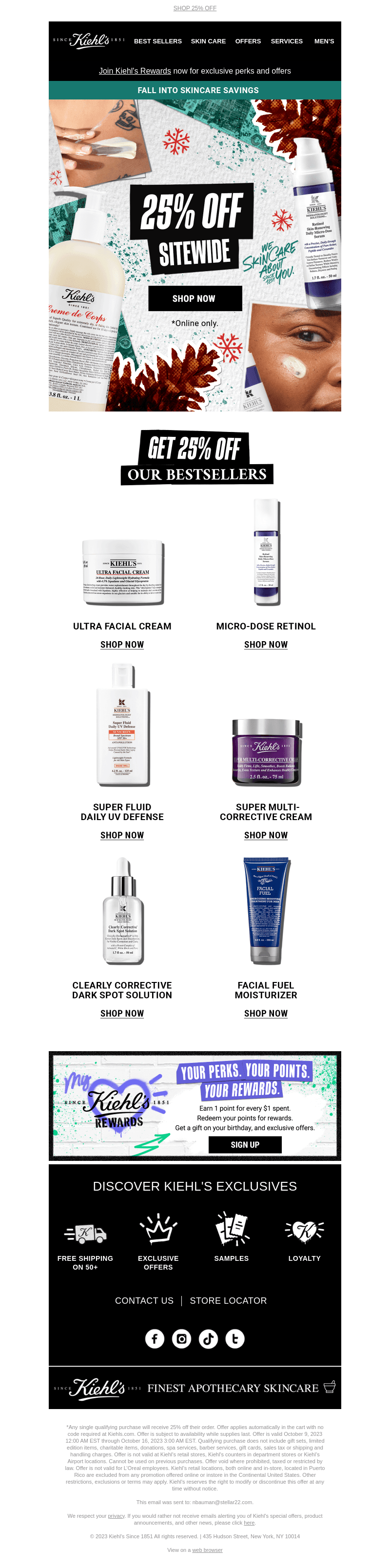 Get 25% OFF Sitewide!