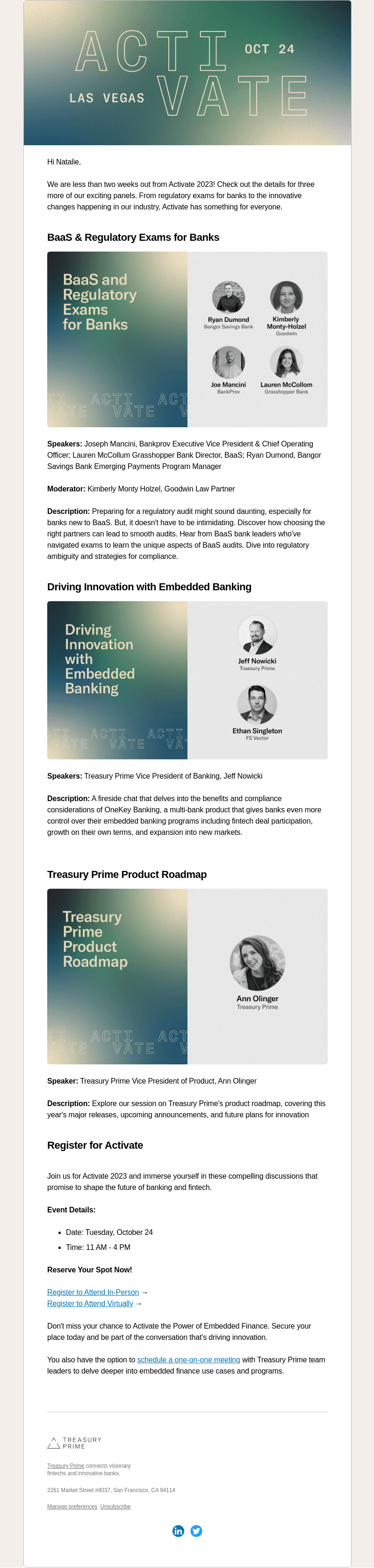 Treasury Prime email from Wed, Oct 11, 2023
