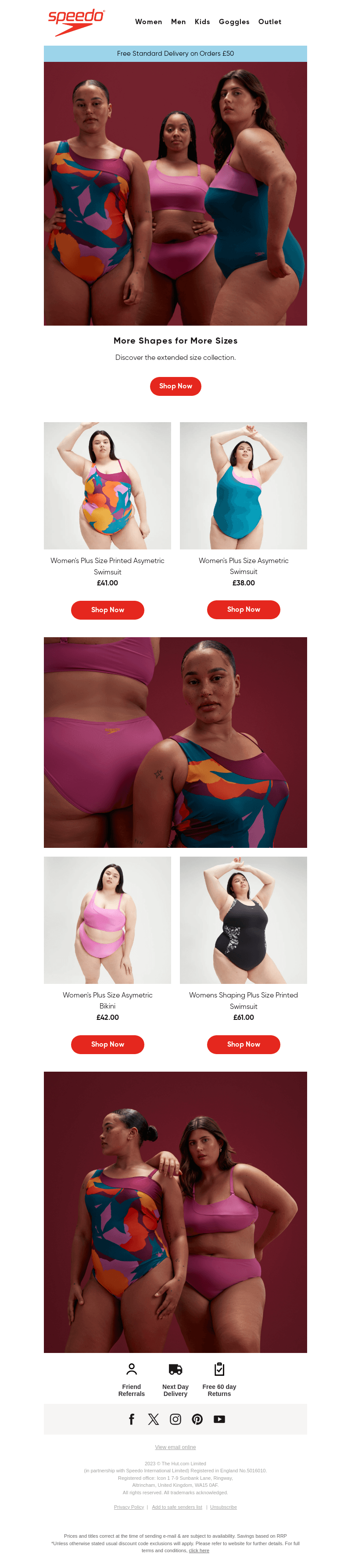 More Shapes for More Sizes
