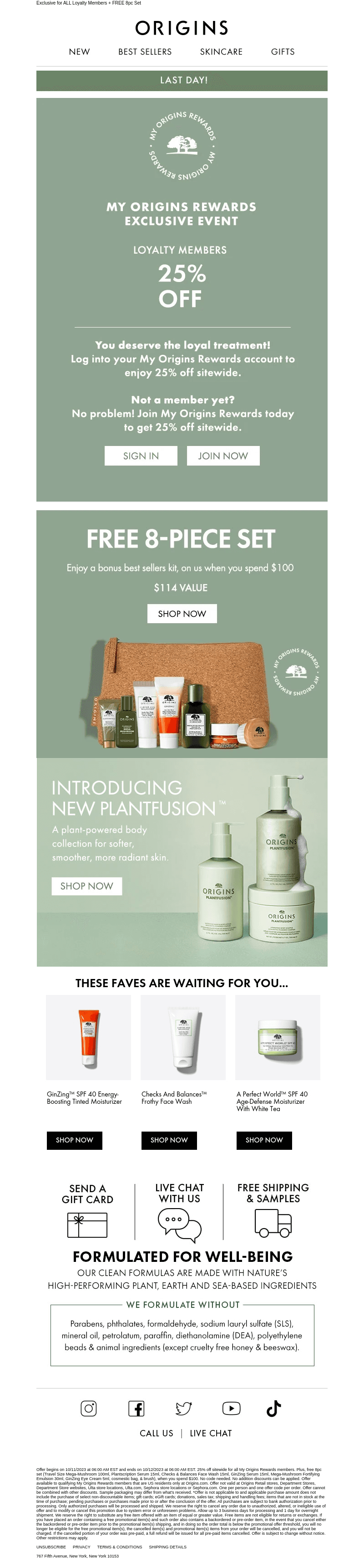 FINAL HOURS: Shop 25% OFF Sitewide!