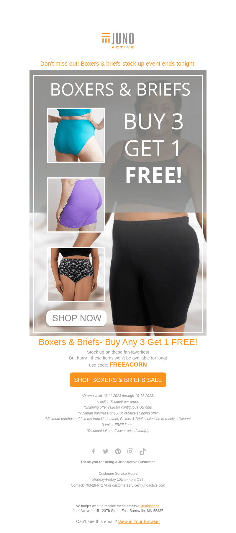 Who wants FREE underwear?!🙋‍♀️