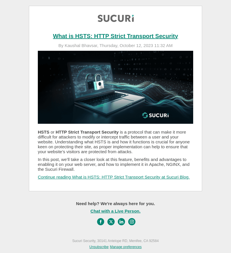 What is HSTS: HTTP Strict Transport Security
