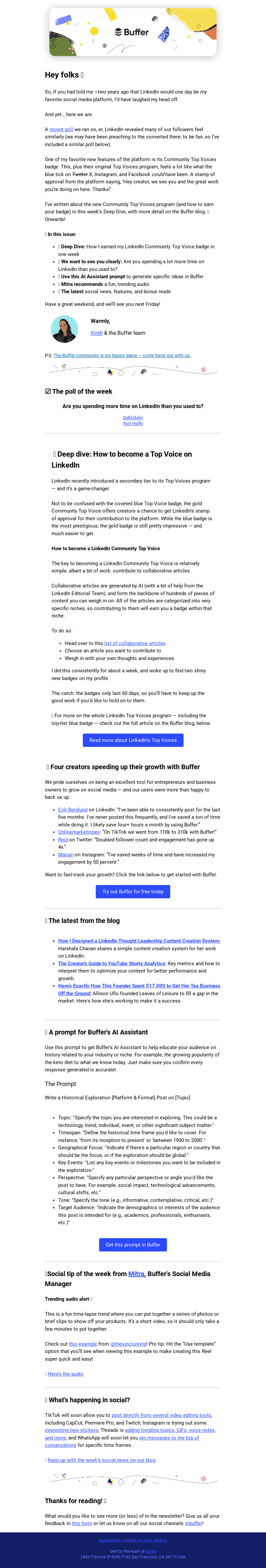 How to become a 'Top Voice' on LinkedIn