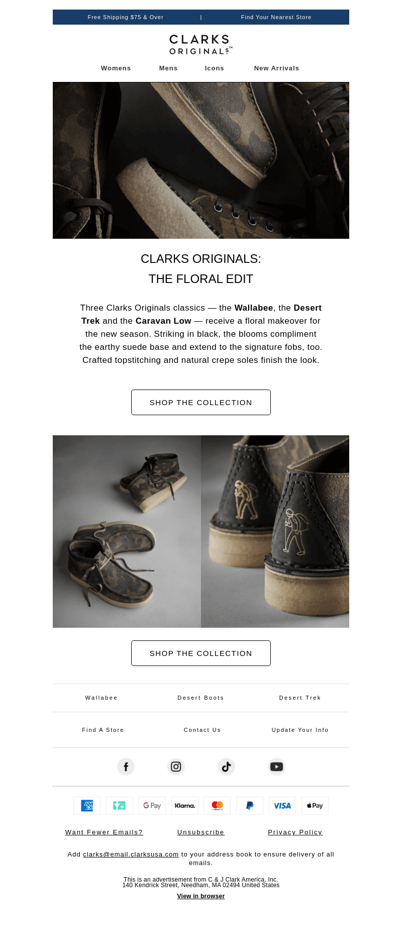 Black florals for autumn