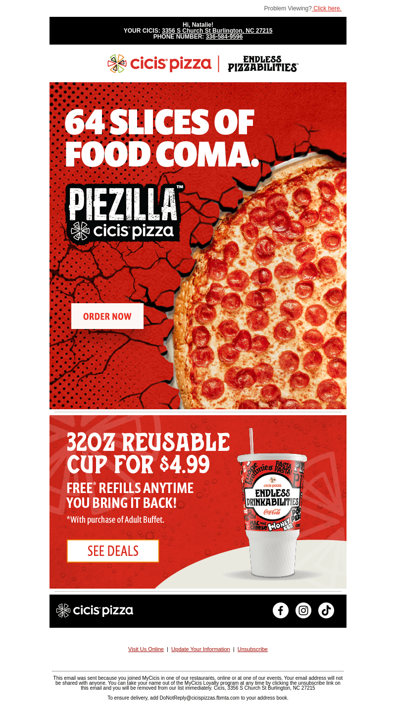 64 slices for this weekend's game 🏈🍕