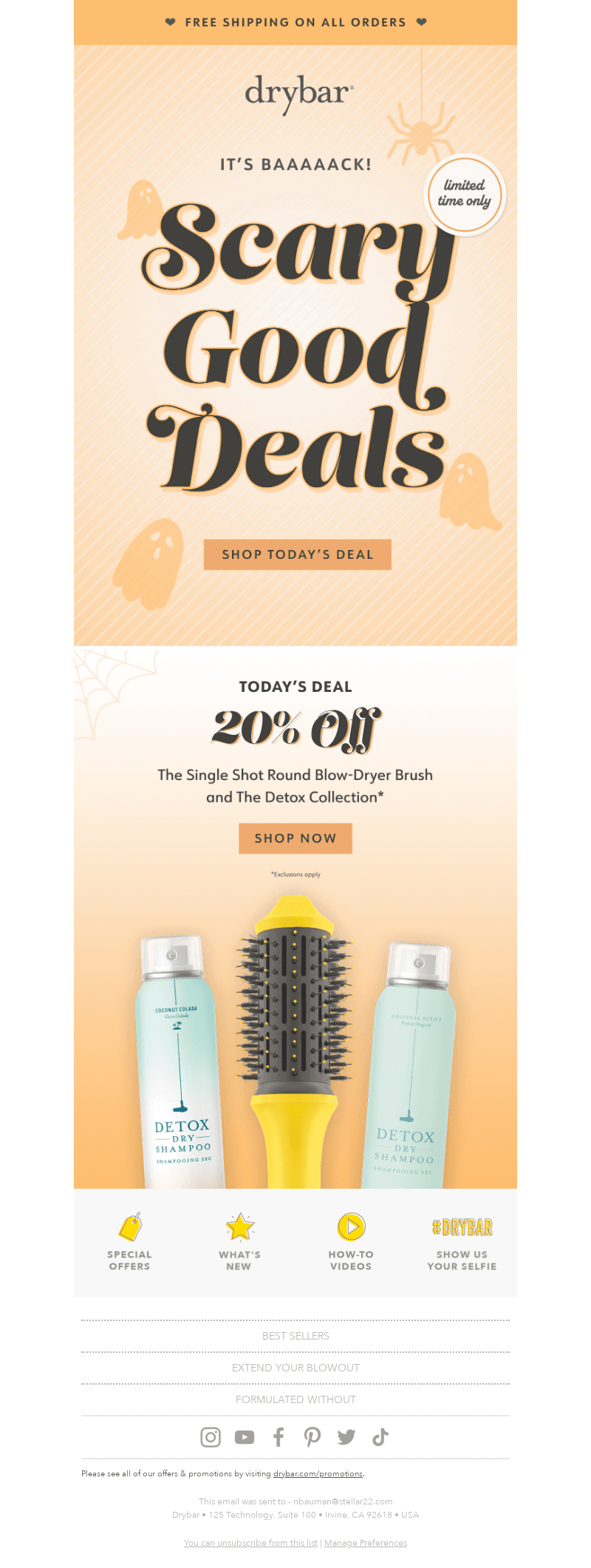 20% Off Single Shot & Detox!