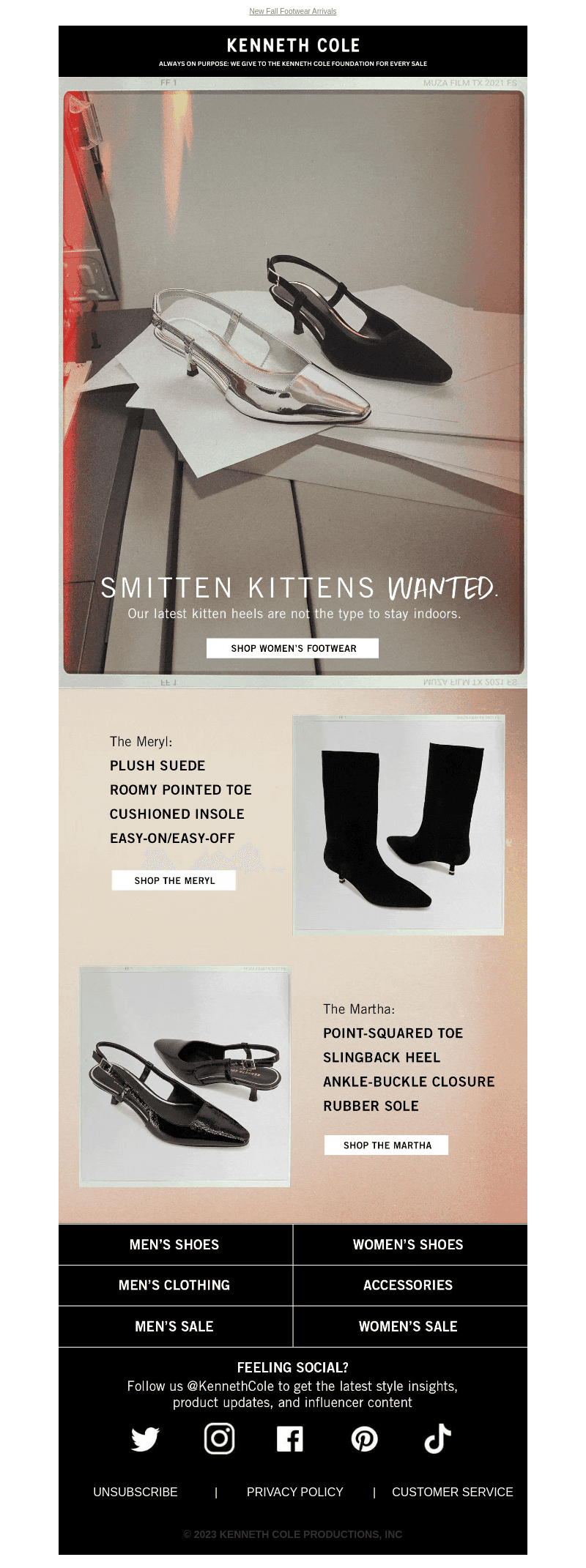 Kit yourself out in kitten heels