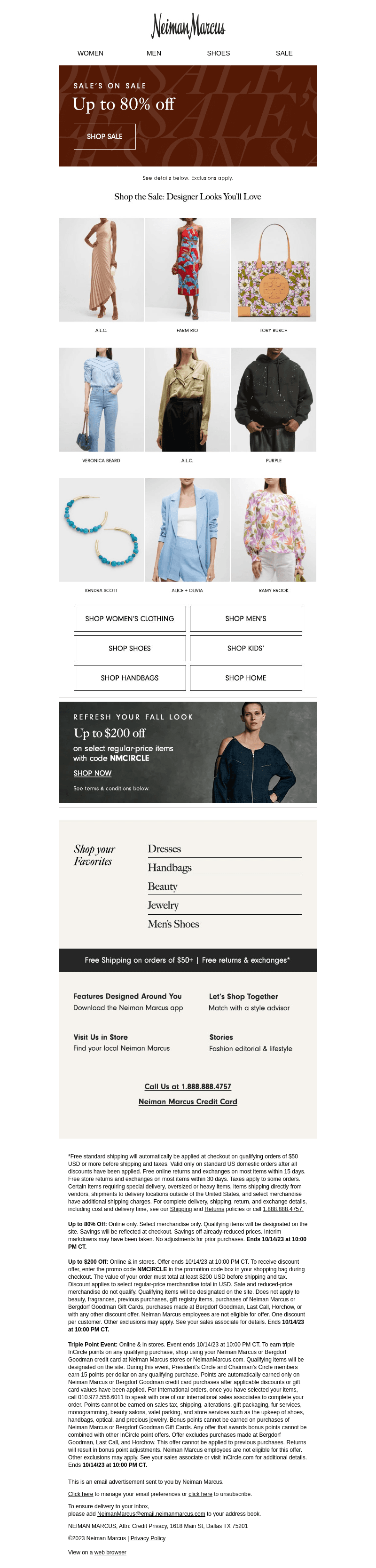 Save up to 80% on designer names