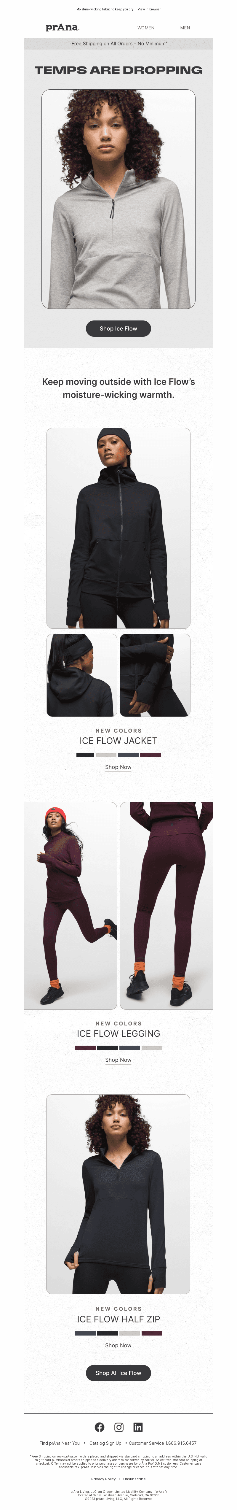 Stay Warm in New Ice Flow