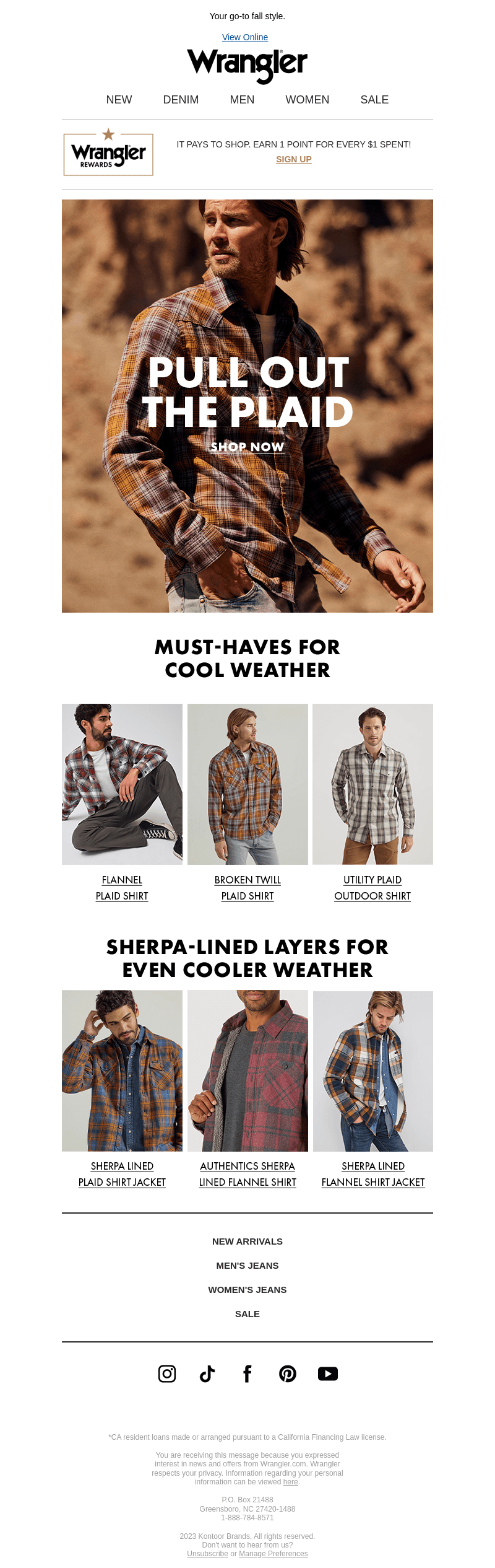 Pull out the plaid