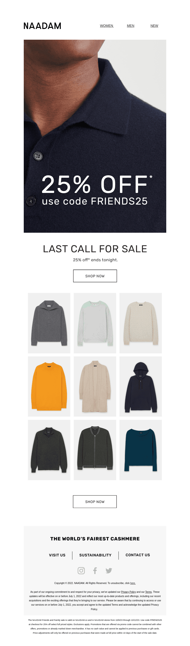 Final Day for 25% Off