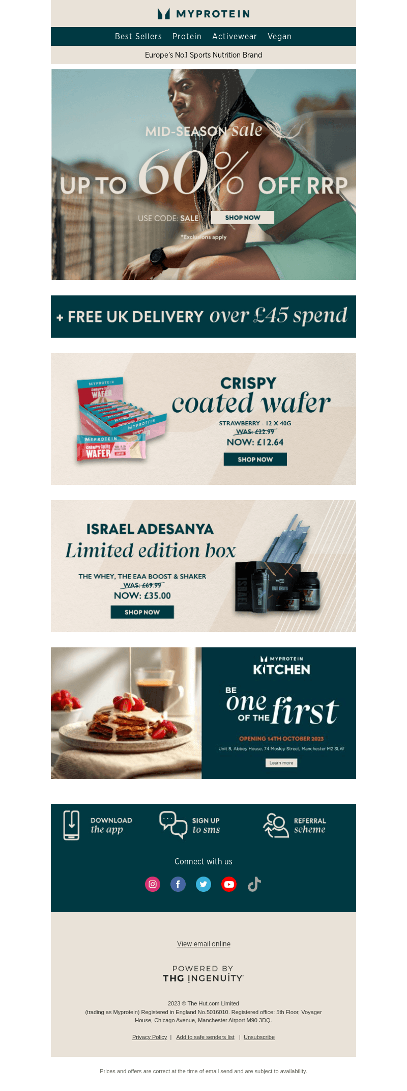 Final call for up to 60% off