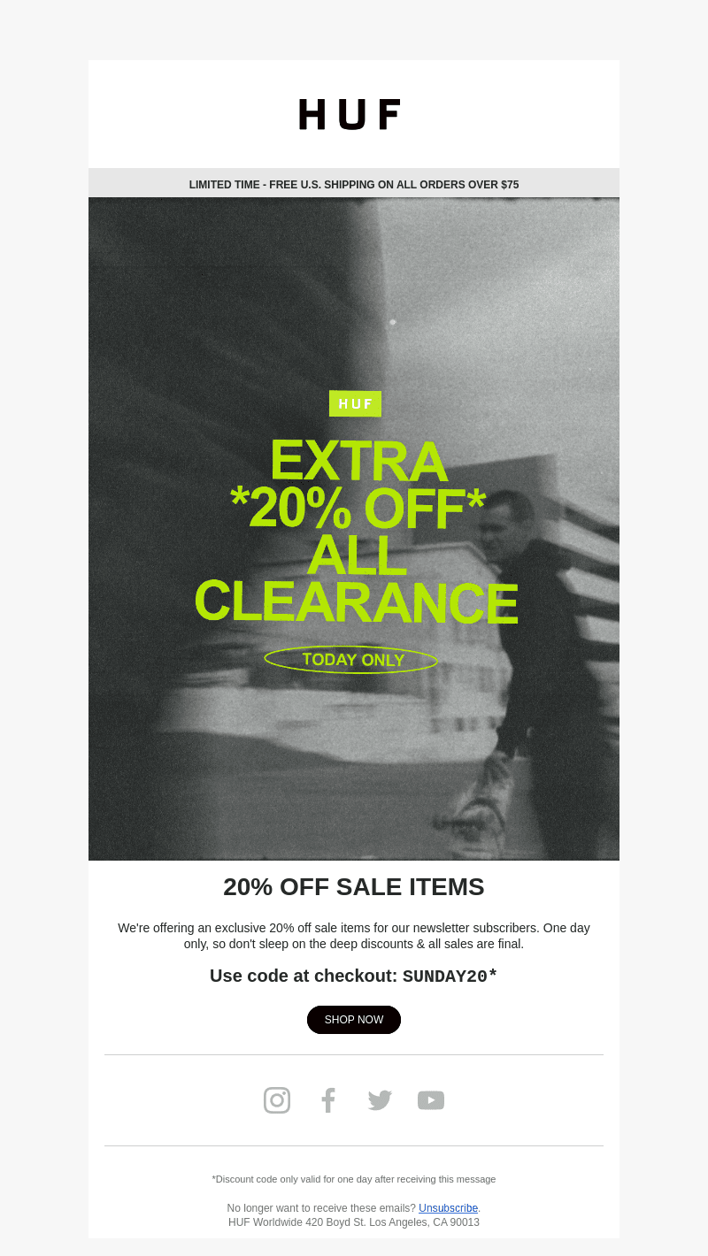 Extra 20% Off Sale