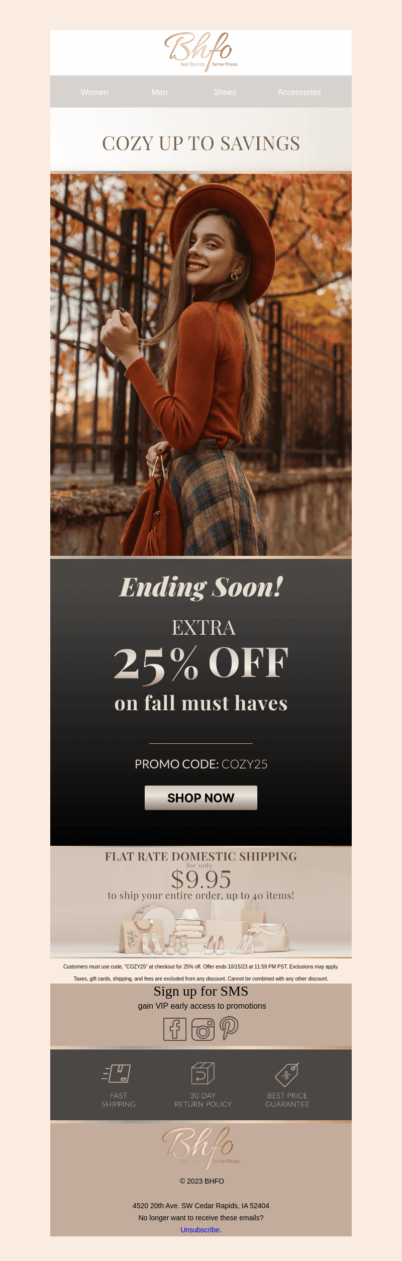 Fall Must-Haves: Extra 25% Off – Limited Time Offer!