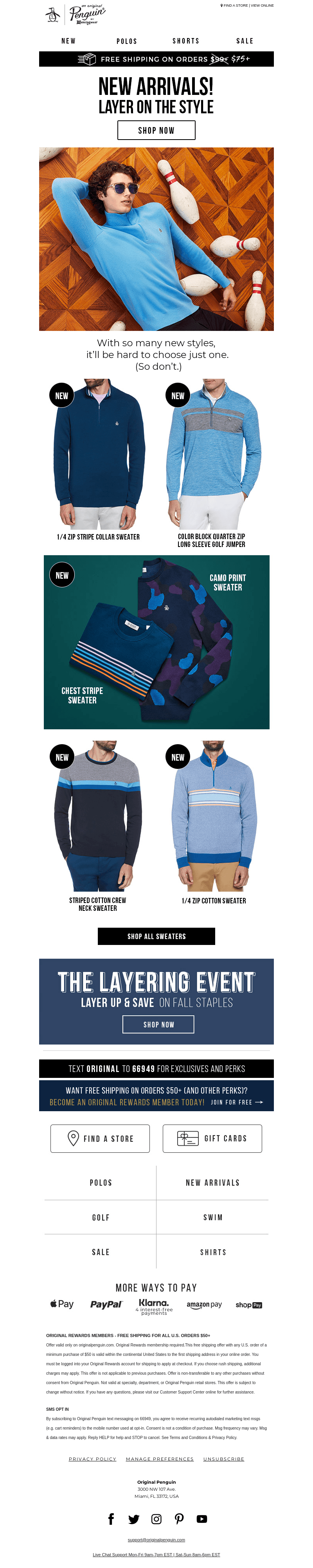 Just in Time for Sweater Weather