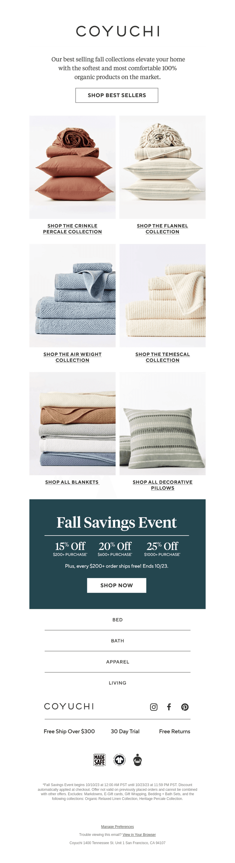 Fall Best-Selling Bedding and Bath Collections