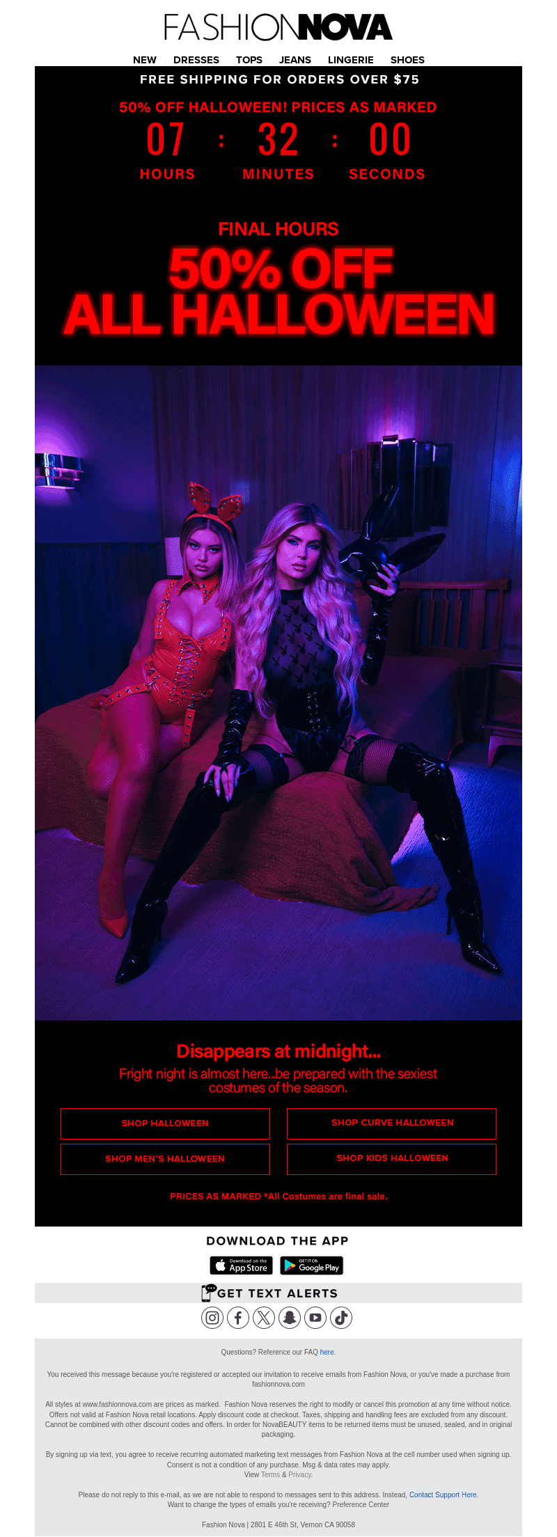 Final Hrs🚨50% OFF COSTUMES!🎃👻