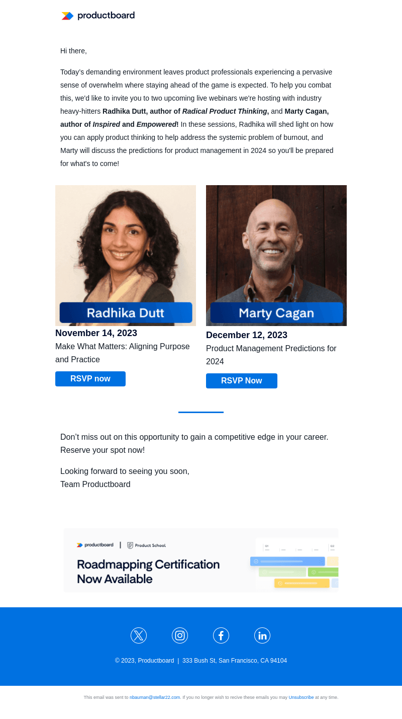 Learn from Marty Cagan & Radhika Dutt