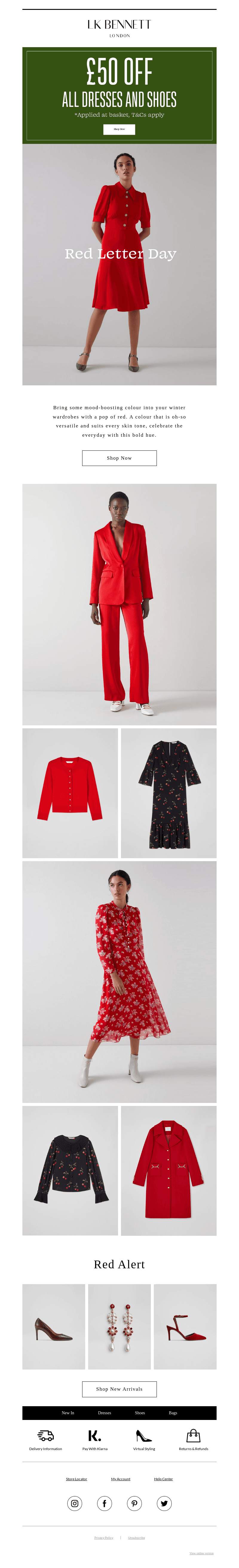 Styling a pop of red