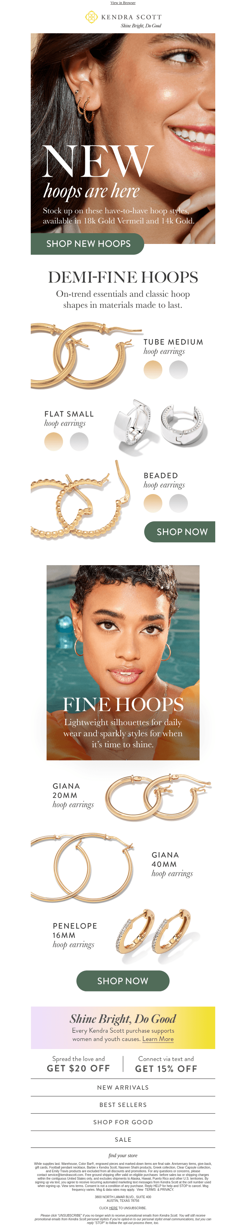 Kendra Scott email from Tue, Oct 17, 2023