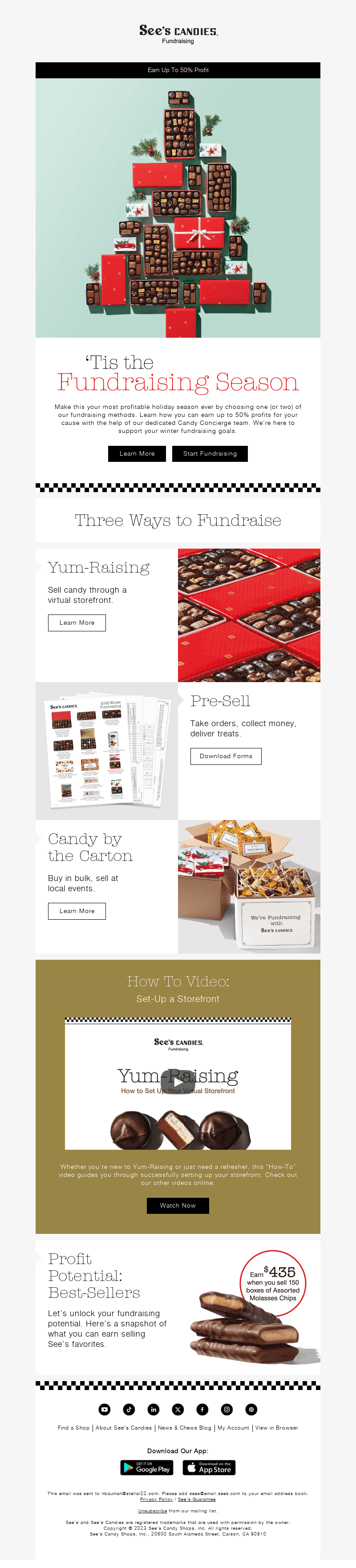 How To: Fundraise With See’s ❄️