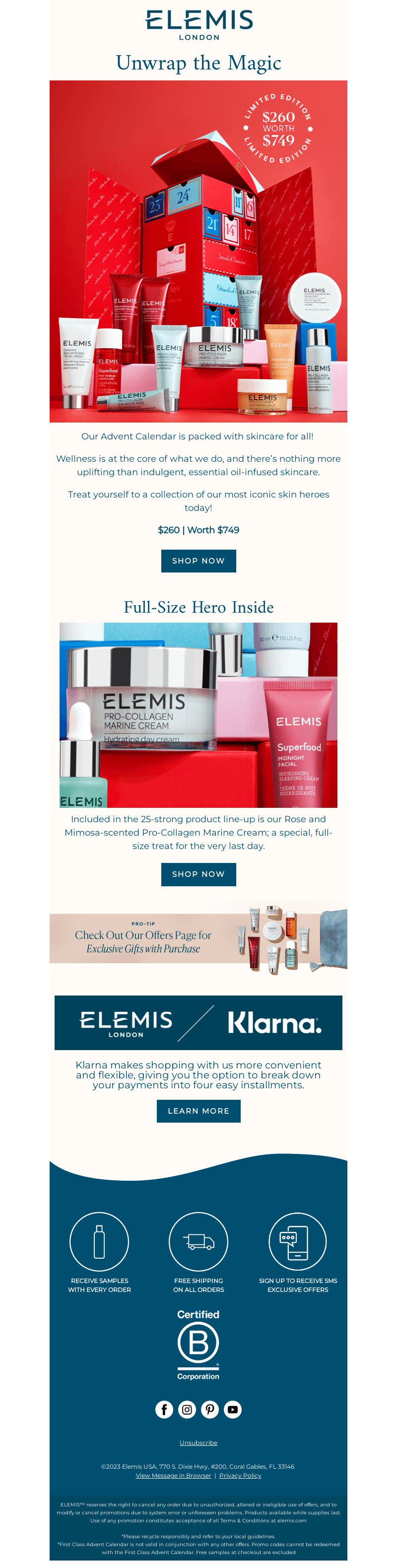 A Festive Treat worth $749 Awaits!
