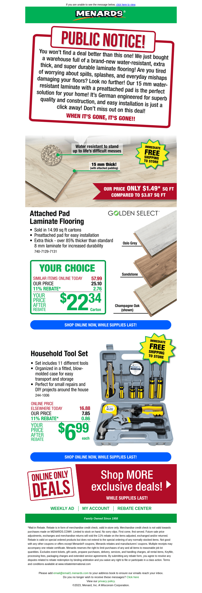 Extra Thick Laminate Flooring ONLY $1.49 Per Sq Ft!