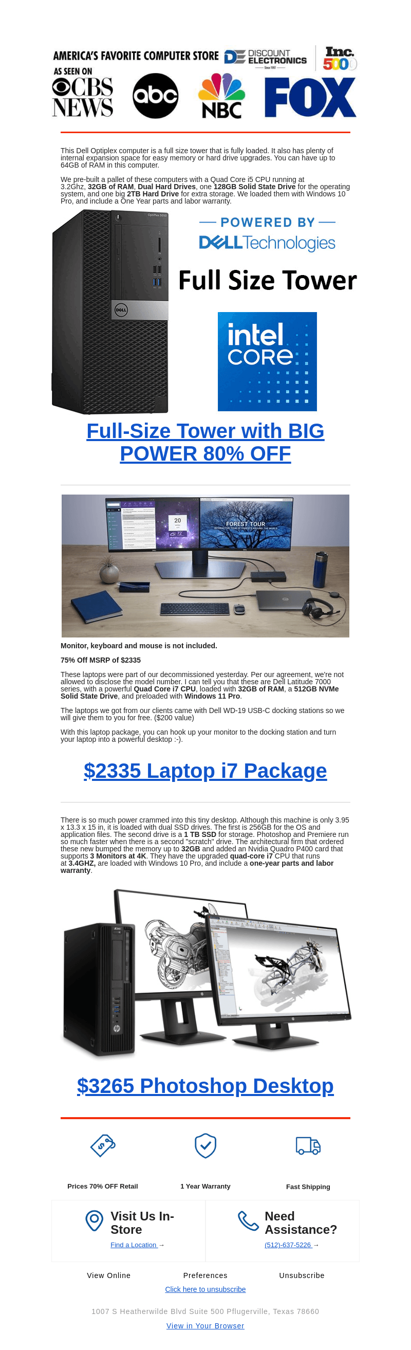 🦸 Super Size Tower PC 32GB Dual HDDs 80% Off