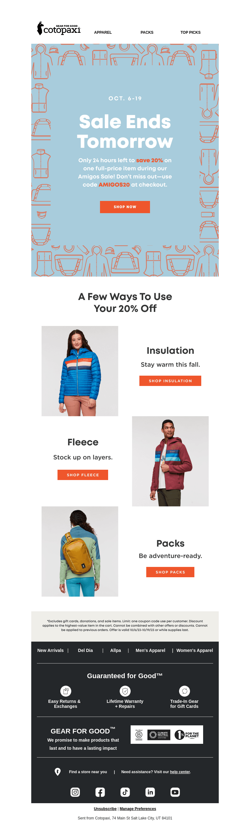 Last Chance: Save 20% On Bestsellers