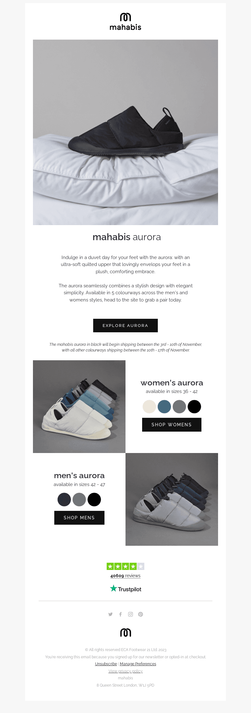 NEW ARRIVAL: mahabis aurora