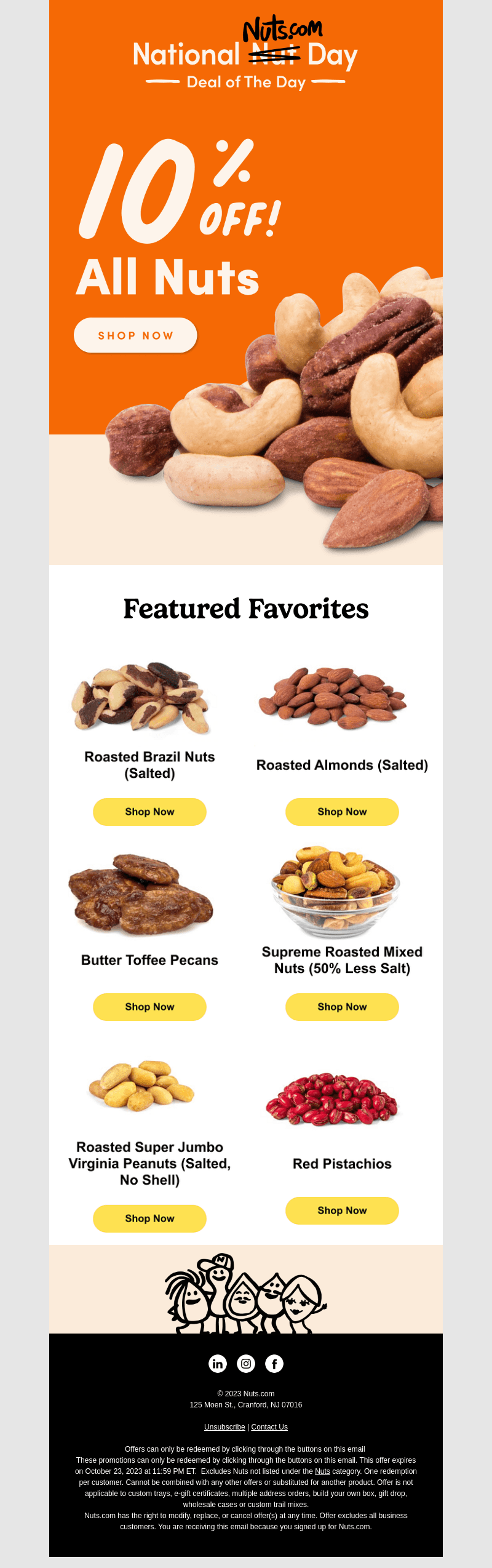 It’s BACK! National Nut Day Savings Start NOW 🥳