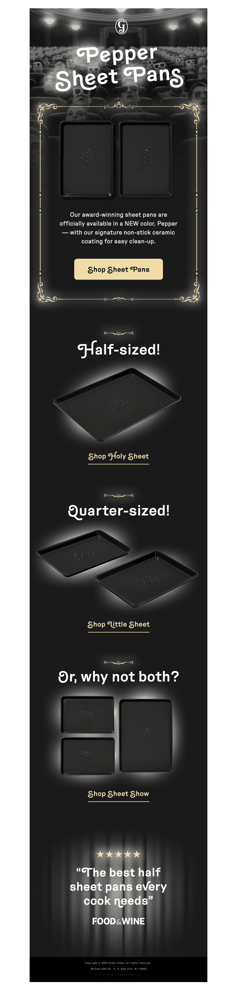 INTRODUCING: Pepper Sheet Pans!
