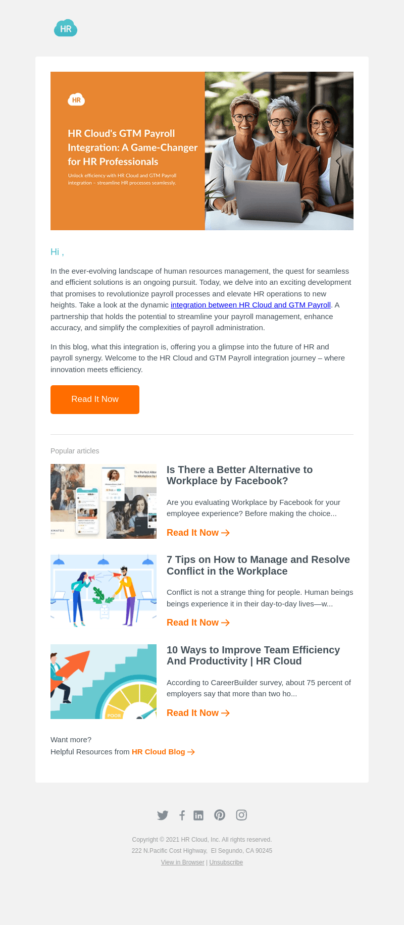 HR Cloud's GTM Payroll Integration: A Game-Changer for HR Professionals