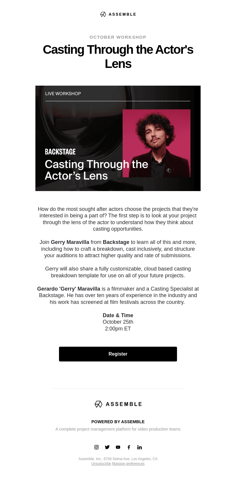 Assemble email from Thu, Oct 19, 2023