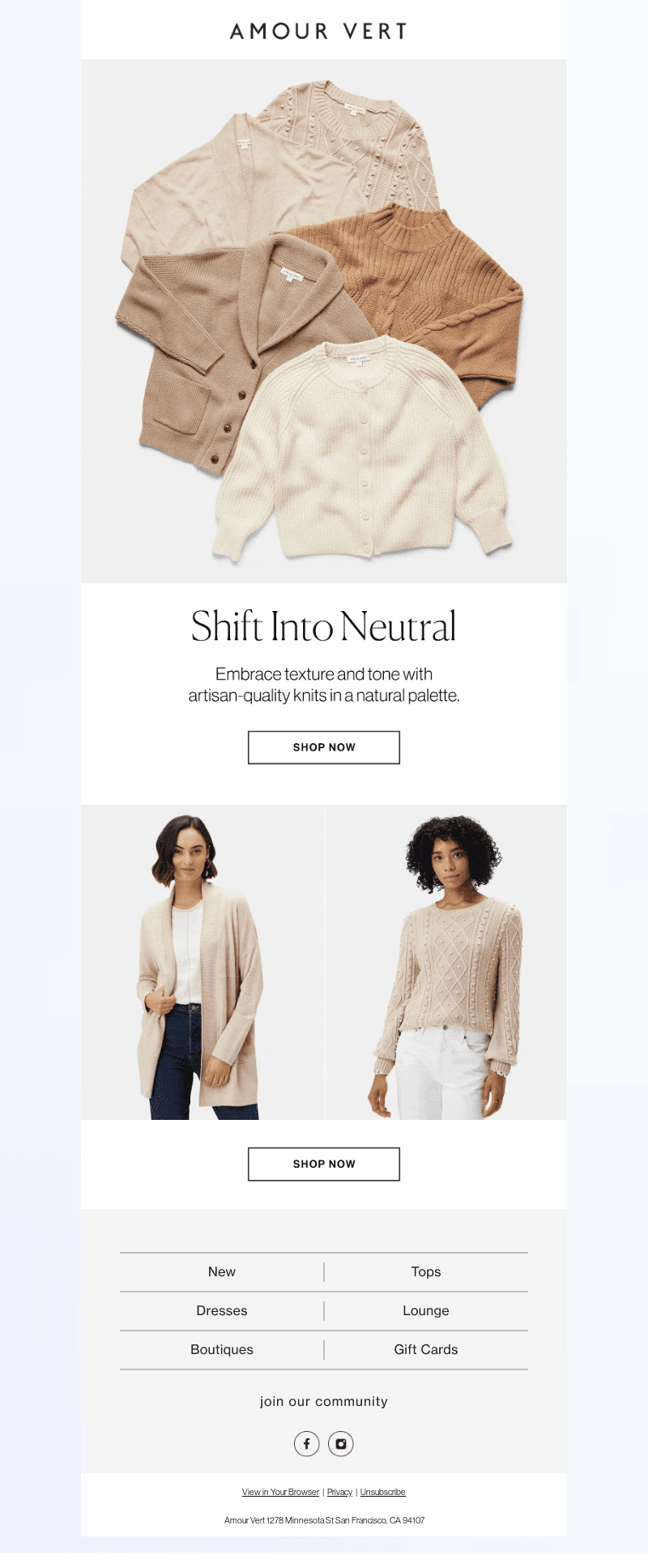 Knits that embrace color and craft