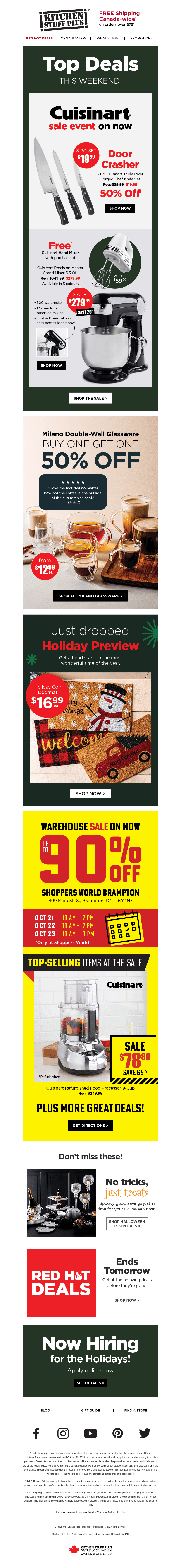 Selling Fast! Door Crasher Deals