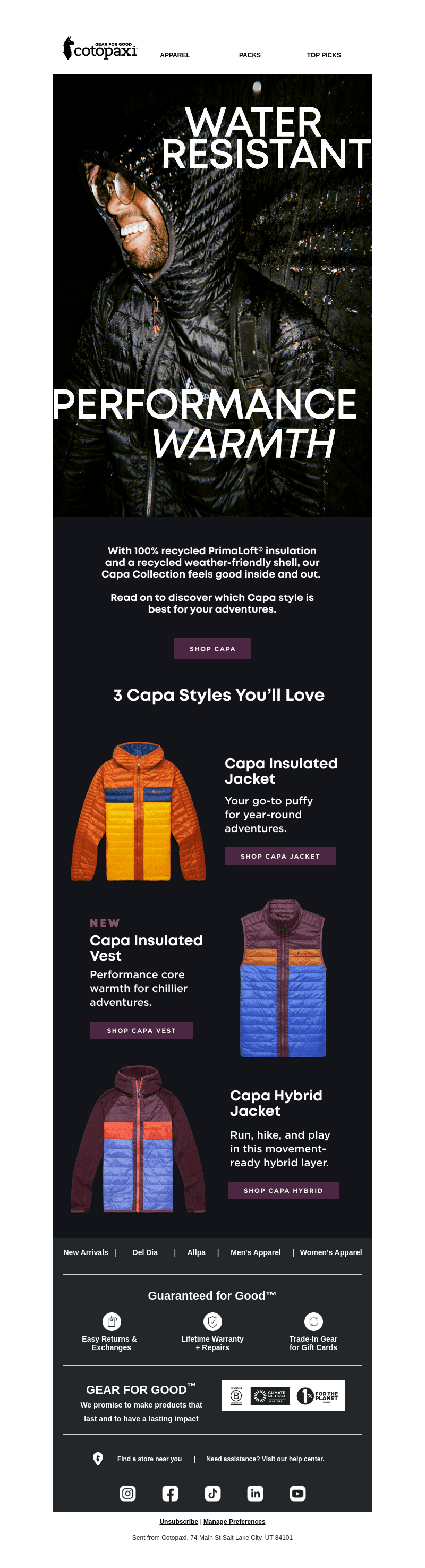 1 Puffy, 3 Ways: Jacket, Hybrid, Vest