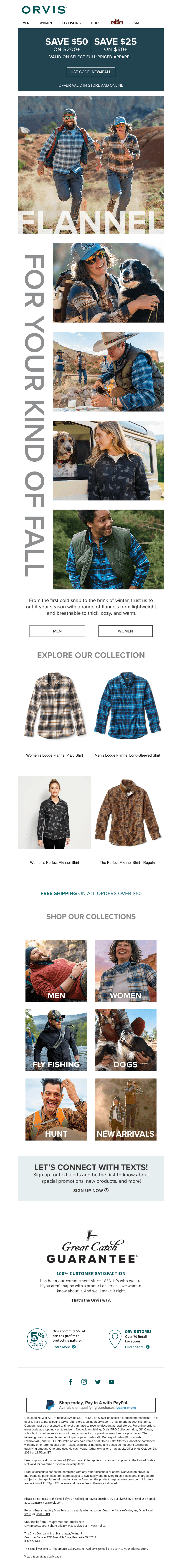 Spend your fall in flannel comfort