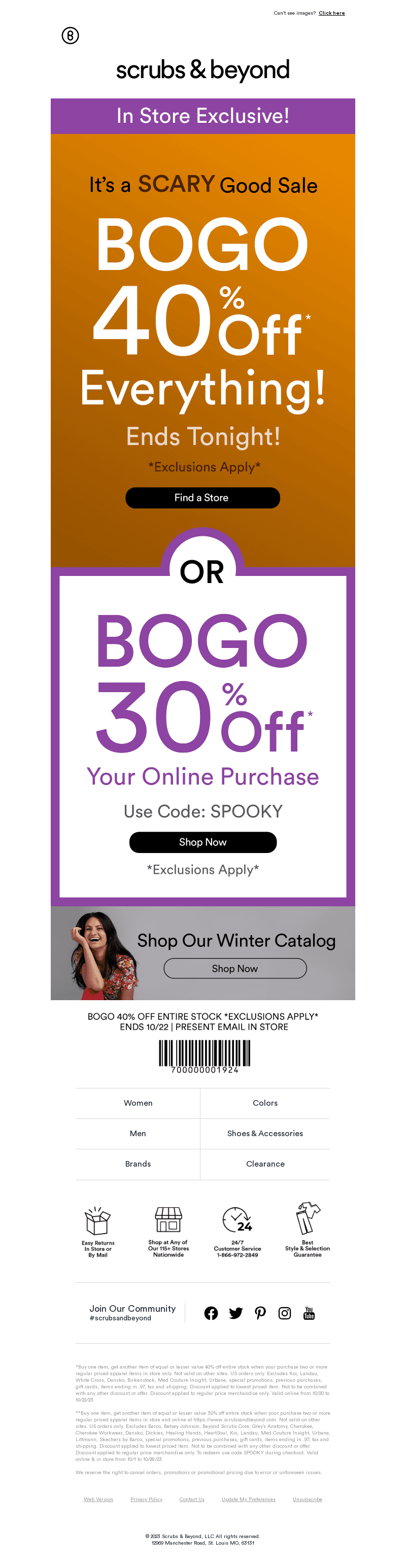 BOGO 40% off ends TODAY!