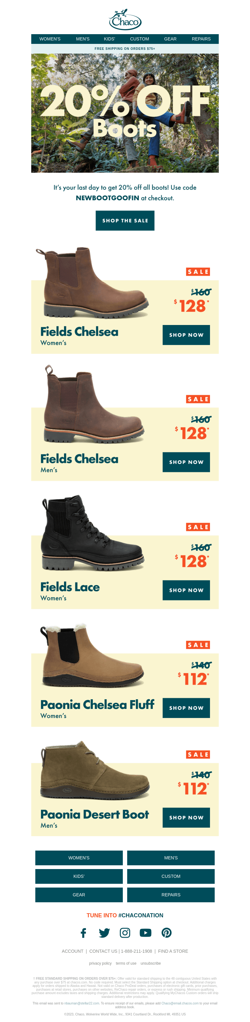 LAST DAY ❄️ 20% off ALL boots