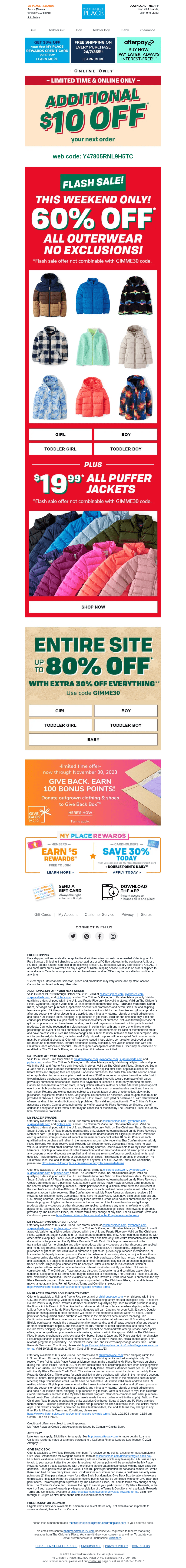 Your EXCLUSIVE $10 off is INSIDE! Save big this weekend!
