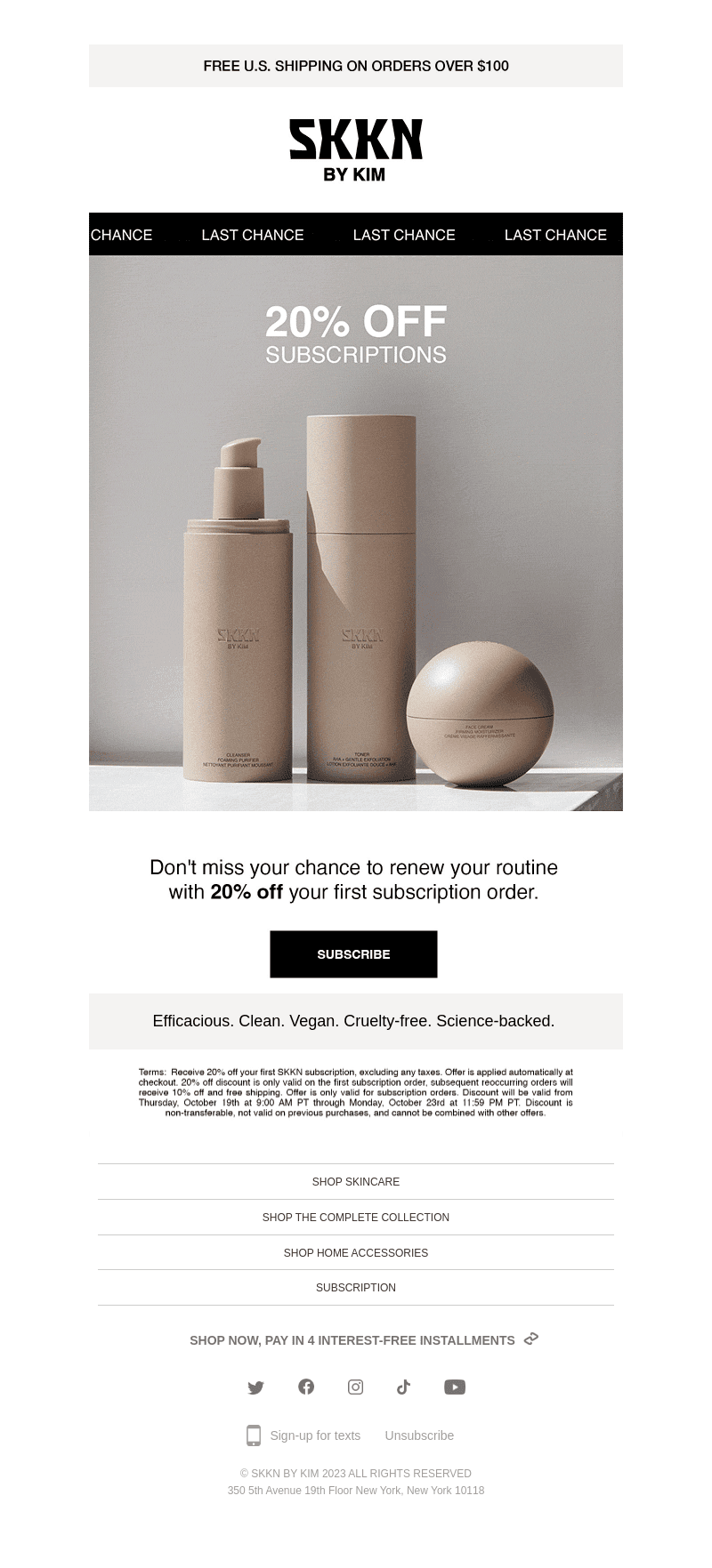 Last Chance To Save on Subscriptions